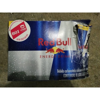 7 piezas de redbull