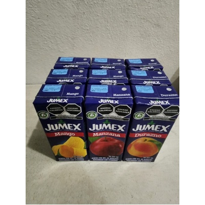 jugo jumex 9 piezas