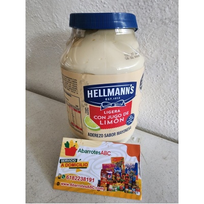 mayonesa hellmanns 1kg