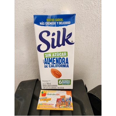 leche silk almendras sin azucar 946 ml
