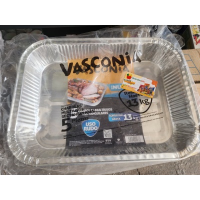 charola multiusos aluminio